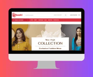 ALBAAKI website design by ZAMAN IT
