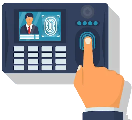 Attendance Machine Push Finger