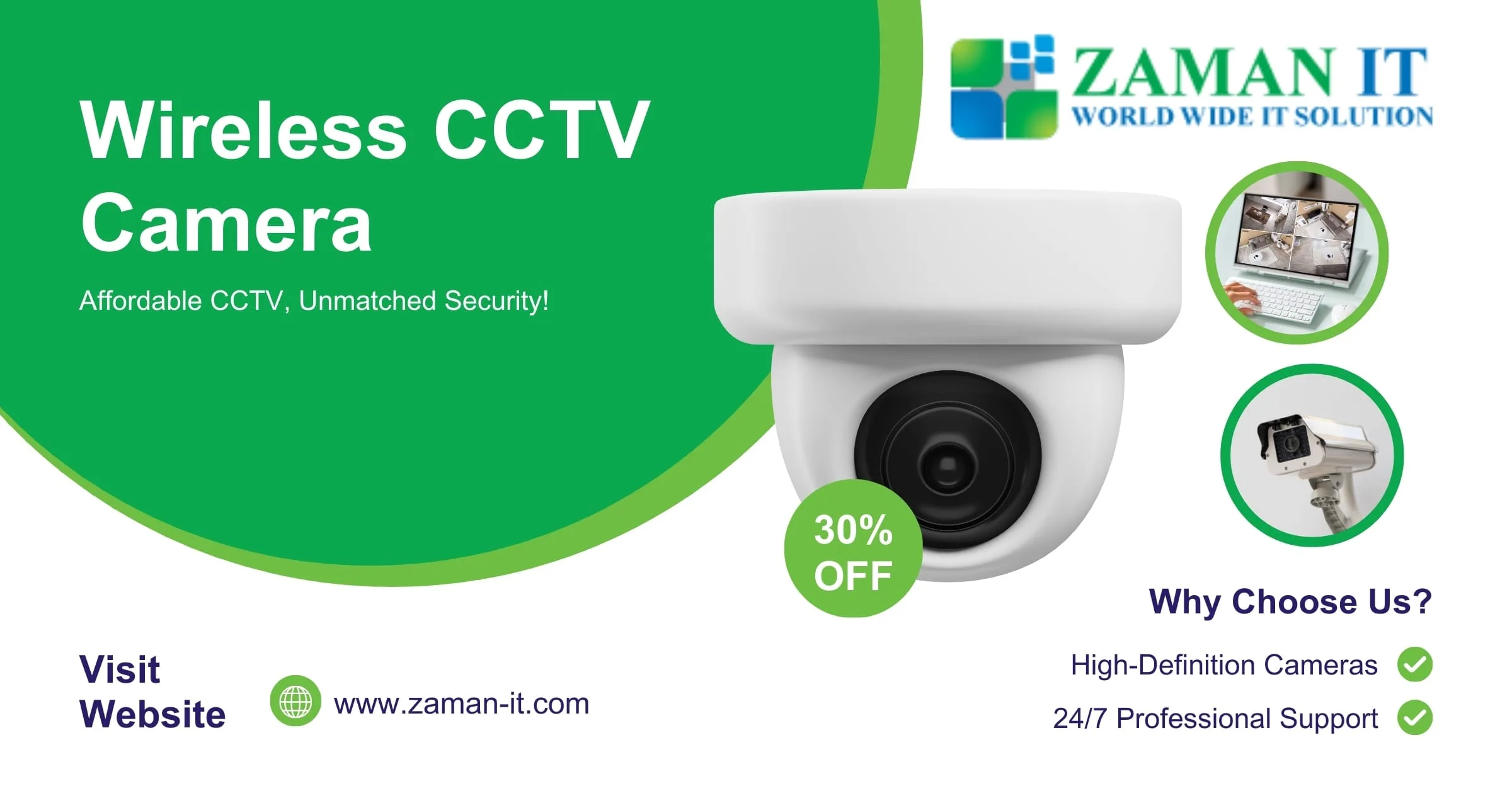 Wireless CCTV Price in Bangladesh – Best Deals from ZAMAN IT