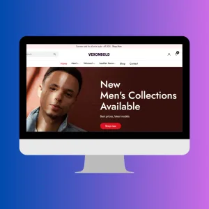 Vexon Bold website design by ZAMAN IT